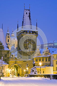 Winter Prague, Czech republic, Europe