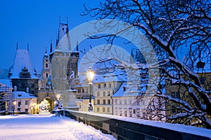 Winter Prague, Czech republic, Europe