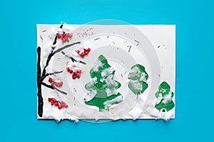 Winter Preschool Arts, crafts Activities. Easy crafts ideas, Creative paper projects for kids. Fun educational activities for