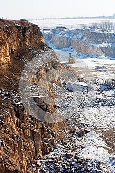 Winter quarry