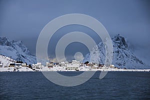 Winter in Reine, Lofoten Islands, Northern Norway