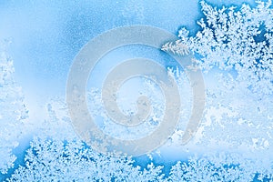 Winter rime background