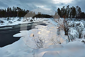 Winter River Flow