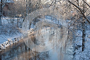 Winter river.