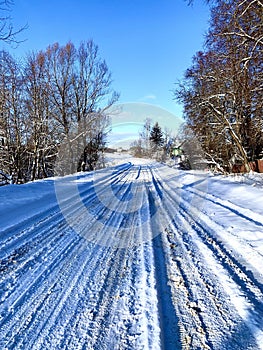 Winter road