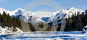 Winter in Rocky Mountains, Canada