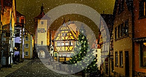 Winter in Rothenburg ob der Tauber photo