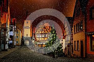 Winter in Rothenburg ob der Tauber photo