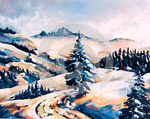 Winter scene