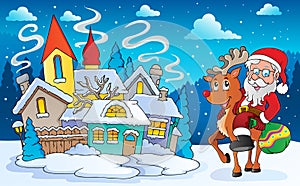 Winter scene with Christmas theme 5