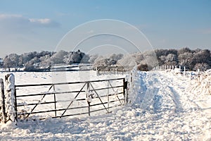 Winter scene in East Grinstead