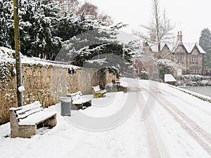 Winter Scene, Melbourne, Derbyshire