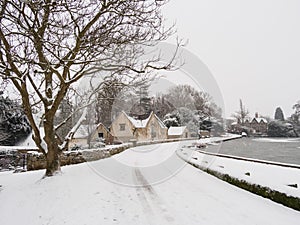 Winter Scene, Melbourne, Derbyshire