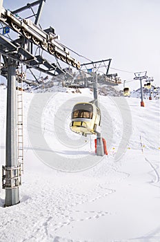 Winter scenery, Meribel, France