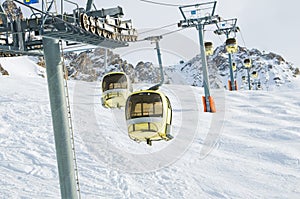 Winter scenery, Meribel, France