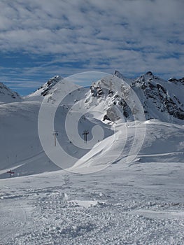 Winter Scenery In The Pizol Region