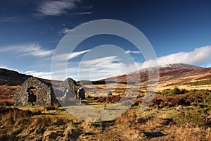 Winter scenery in Wicklow mountains