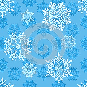 Winter seamless pattern