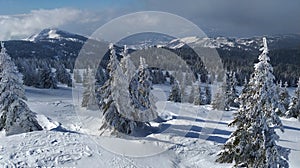 Winter on the Serbian mountain Kopaonik