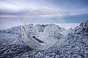Winter on Shipka peak