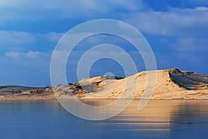 Winter, Silver Lake Sand Dunes