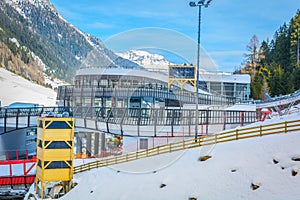 Winter skii station in Ischgl, Austria.