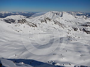 Winter skitouring and climbing in austrian alps