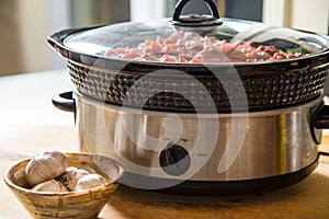 Winter slow cooker meal