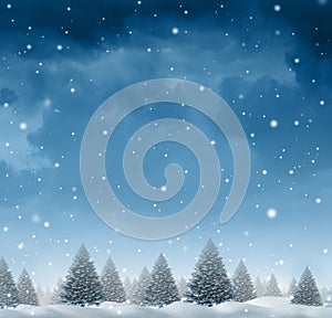 Winter Snow Background