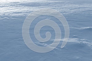 Winter snow background, snow texture. Natural phenomena, weather