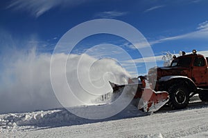 Winter : snow plow truck