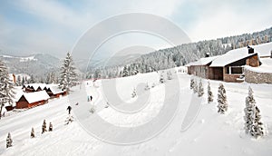 Winter snow season outdoor landscape