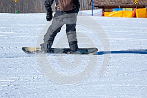 winter snow sports skiing on snowy slopes for winter