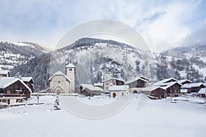 Winter and Snow in the Swiss Alps