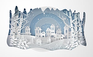 La nieve urbano campo la ciudad municipio 