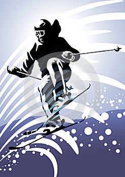 Winter sports #2: Downhill skiing photo