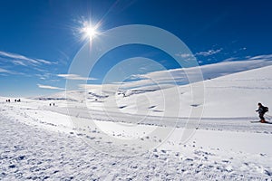 Winter Sports on Lessinia Plateau - Malga San Giorgio Ski Resort Veneto Italy
