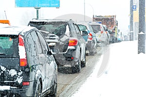 Winter storm traffic