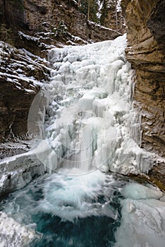 Winter Stream in Johnston Canyon