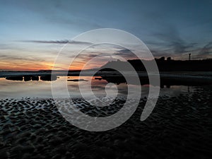 Winter Sunset - Bexhill Beach