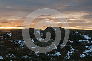 Winter sunset on High Crag