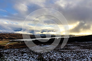 Winter Sunset of the Papas of Jura