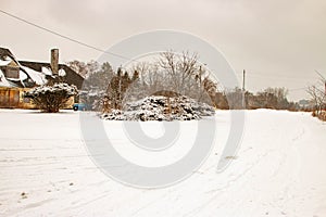 winter surrealism landscape photography in London Canada