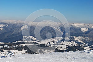 Winter Tatra Mountains in Slovakia