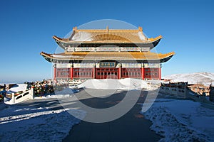 Winter temple