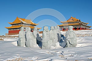 Winter temple