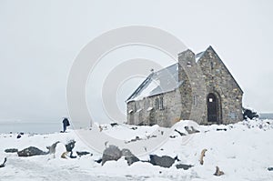 Winter time at Church of Good Shepherd,