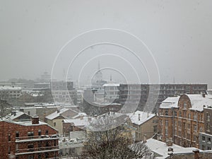 Winter Time City Tallinn Estonia