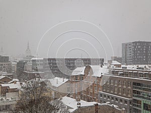 Winter Time City Tallinn Estonia