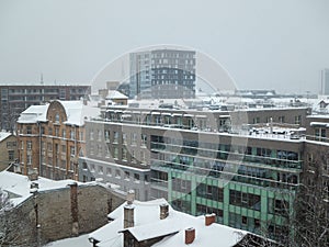 Winter Time City Tallinn Estonia